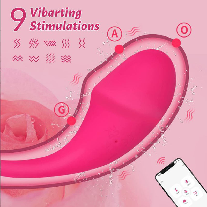 Wireless App Control Bluetooth Vibrating Egg for Women - IPX7 Waterproof Silent Panty Vibrator - Premium Silicone Kegel Exercise Adult Toys in India - Image 4