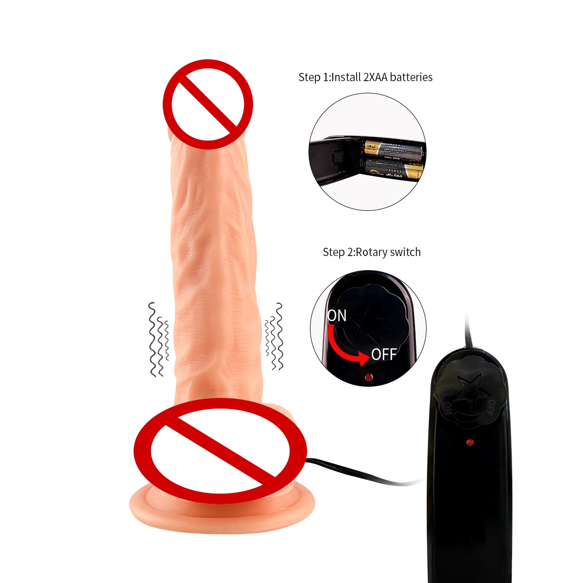 Premium Remote Control Vibrating Swing Dildo - Soft PVC Realistic Adult Sex Toy for Women - IPX7 Waterproof Variable Frequency Massager India - Discreet Delivery - Image 6