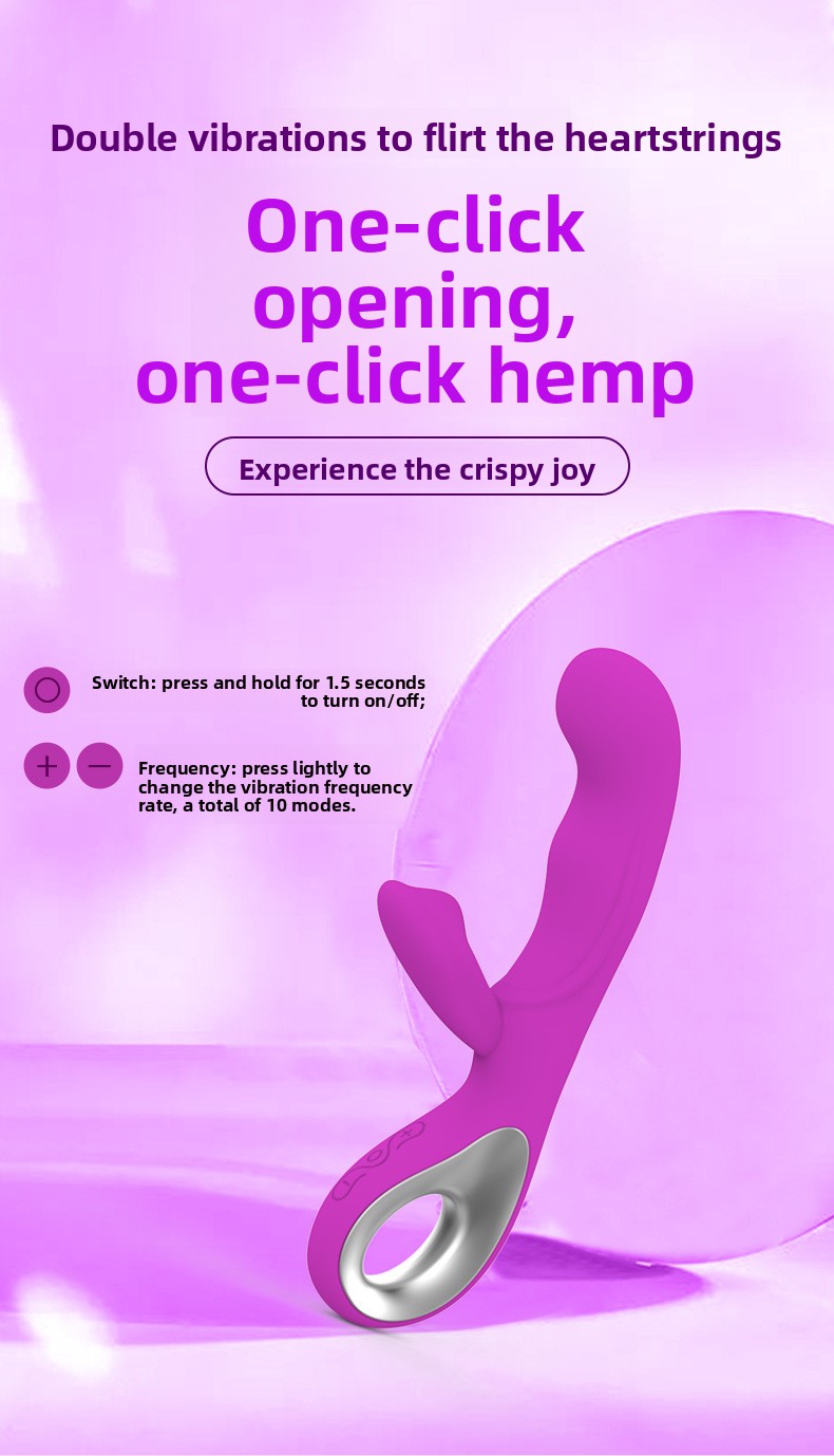 Premium Waterproof Silicone G-Spot Vibrator with Dual Motors - Dual Clitoral Stimulation Wand Massager - Best Adult Wellness Sex Toys for Couples India - Image 15