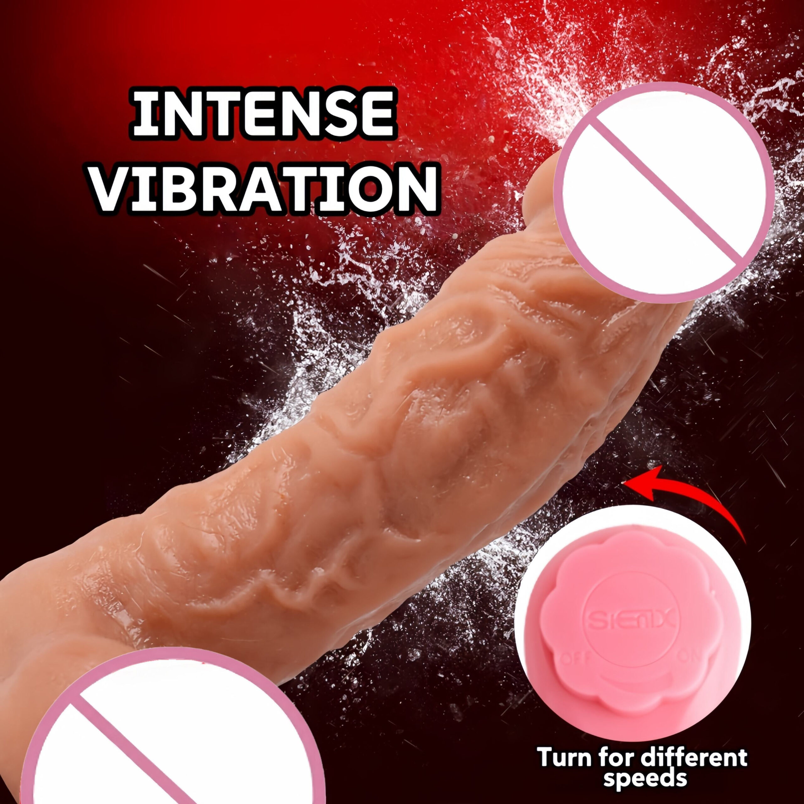 Remote Control Realistic Vibrating Dildo - 10 Speeds Suction Cup Artificial Penis Sex Toy for Women - Premium Adult Wellness Product in India - Image 7