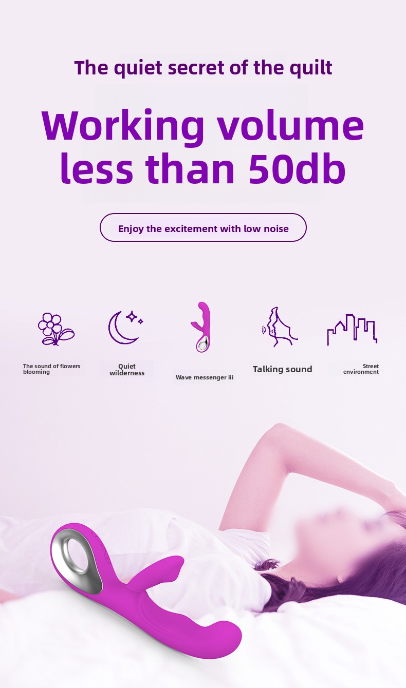 Premium Waterproof Silicone G-Spot Vibrator with Dual Motors - Dual Clitoral Stimulation Wand Massager - Best Adult Wellness Sex Toys for Couples India - Image 14