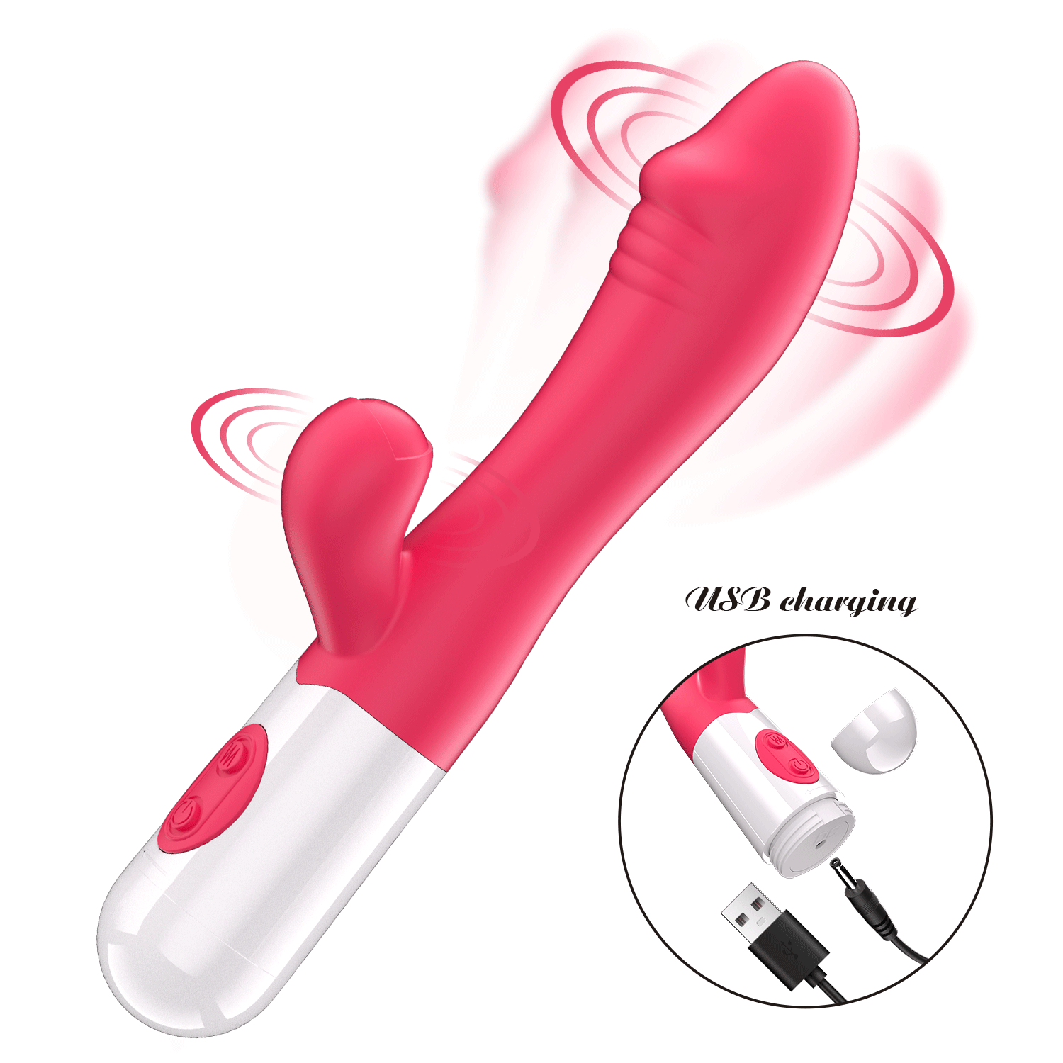Premium Rabbit Vibrator for Women - Multi-Speed Dual Stimulation G-Spot Clitoris Massager - Waterproof USB Adult Sex Toys for Couples in India - Image 15