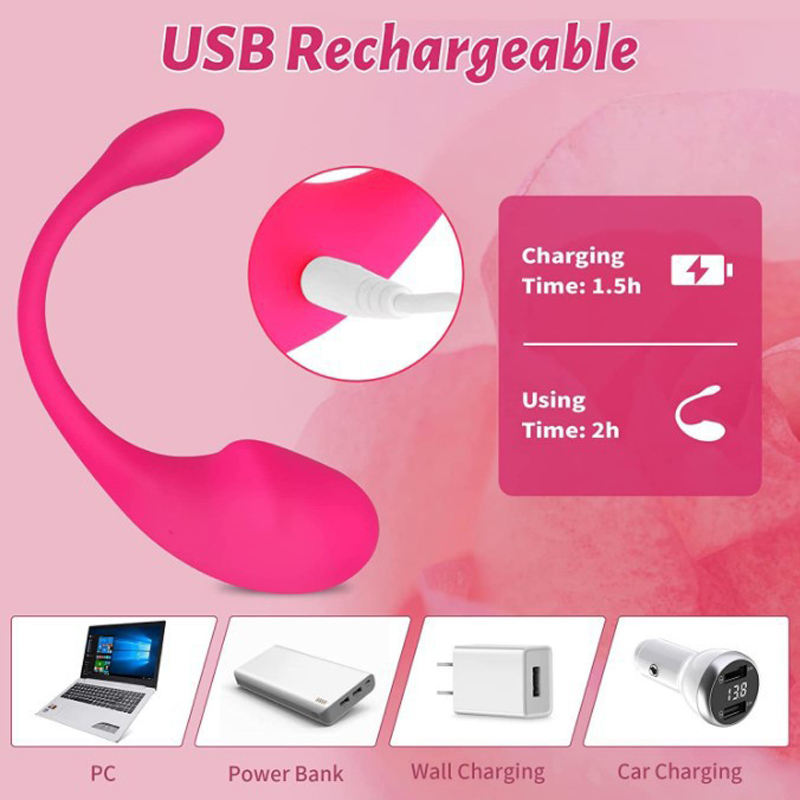 Wireless App Control Bluetooth Vibrating Egg for Women - IPX7 Waterproof Silent Panty Vibrator - Premium Silicone Kegel Exercise Adult Toys in India - Image 5