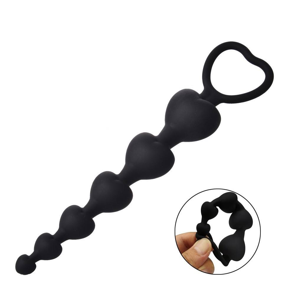 Premium Heart Shape Silicone Anal Plug - Waterproof Prostate Massager Vibrator - Discreet Adult Wellness Sex Toys for Men & Women in India - Image 3