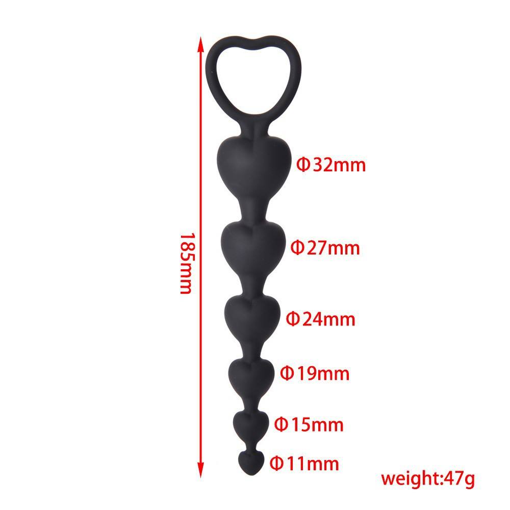 Premium Heart Shape Silicone Anal Plug - Waterproof Prostate Massager Vibrator - Discreet Adult Wellness Sex Toys for Men & Women in India - Image 9