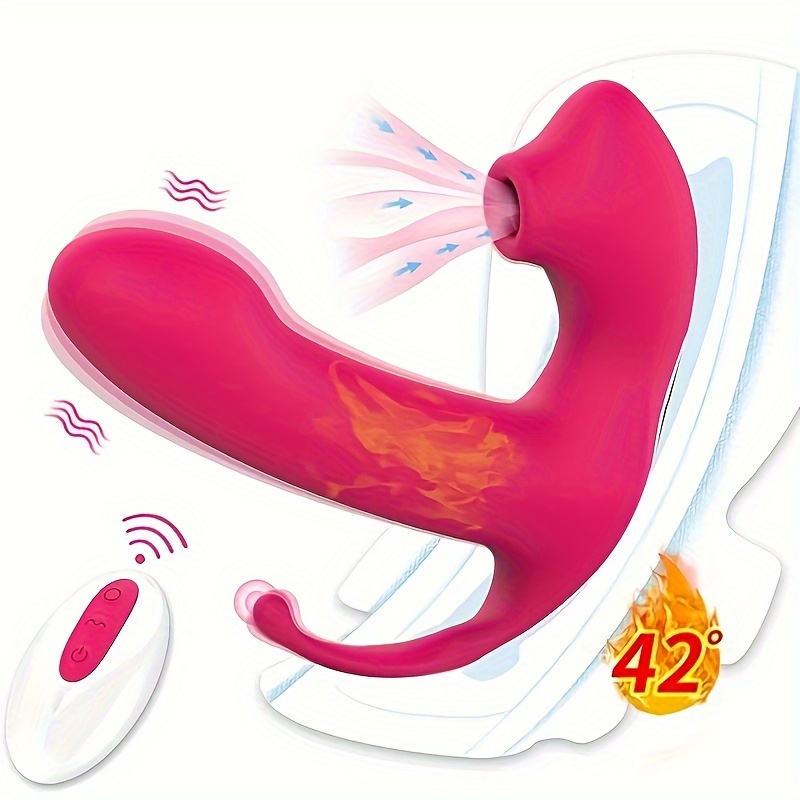3-in-1 G-Spot & Clitoris Vibrator - Triple Stimulation Sex Toy for Women - Waterproof Silicone Adult Wellness Products for Couples in India