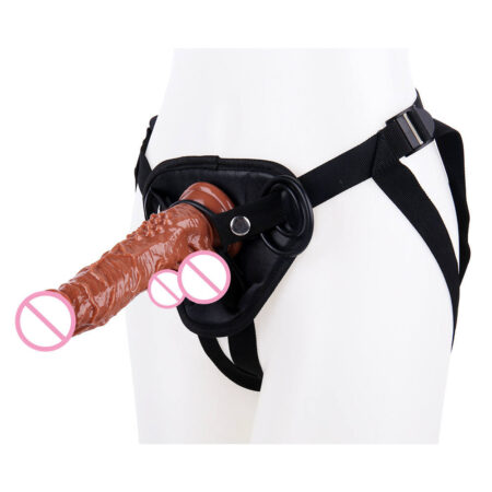 Premium Realistic Men's Hollow Strap-on Dildo Pants Set - Ultra Soft Medical Grade Silicone Penis Extender for Couples - Best Adult Wellness Product India