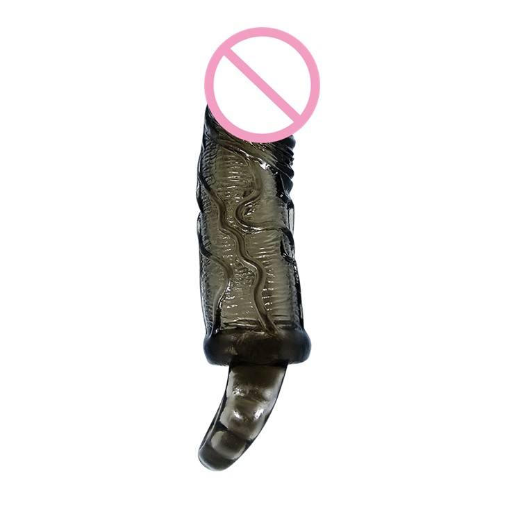Premium Realistic Soft Silicone Penis Sleeve for Men - Reusable Penis Extender & Delay Sleeve - Best Adult Wellness Product India - Discreet Delivery India - Image 6