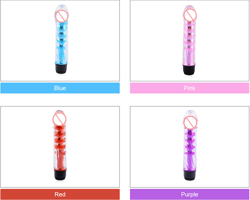 Realistic Crystal Head Vibrating Dildo with LED Light - Premium Medical TPE Light Up Sex Toy for Women & Couples - Best Adult Wellness Product in India - Image 4