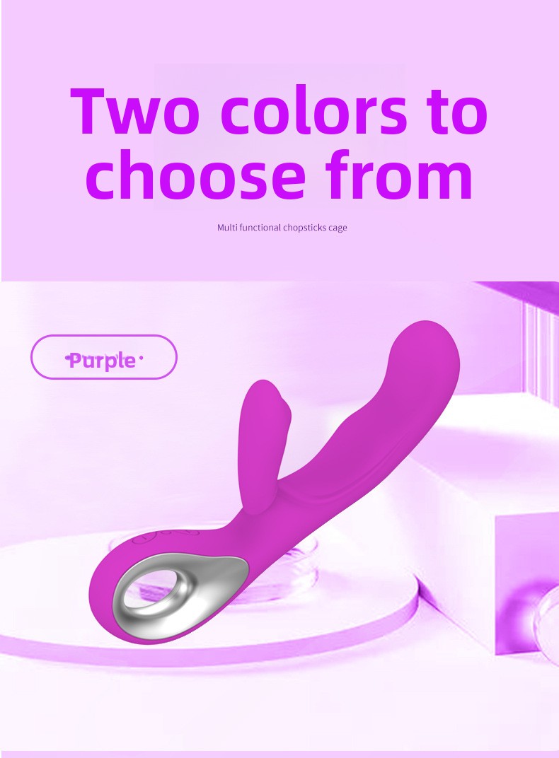 Premium Waterproof Silicone G-Spot Vibrator with Dual Motors - Dual Clitoral Stimulation Wand Massager - Best Adult Wellness Sex Toys for Couples India - Image 7