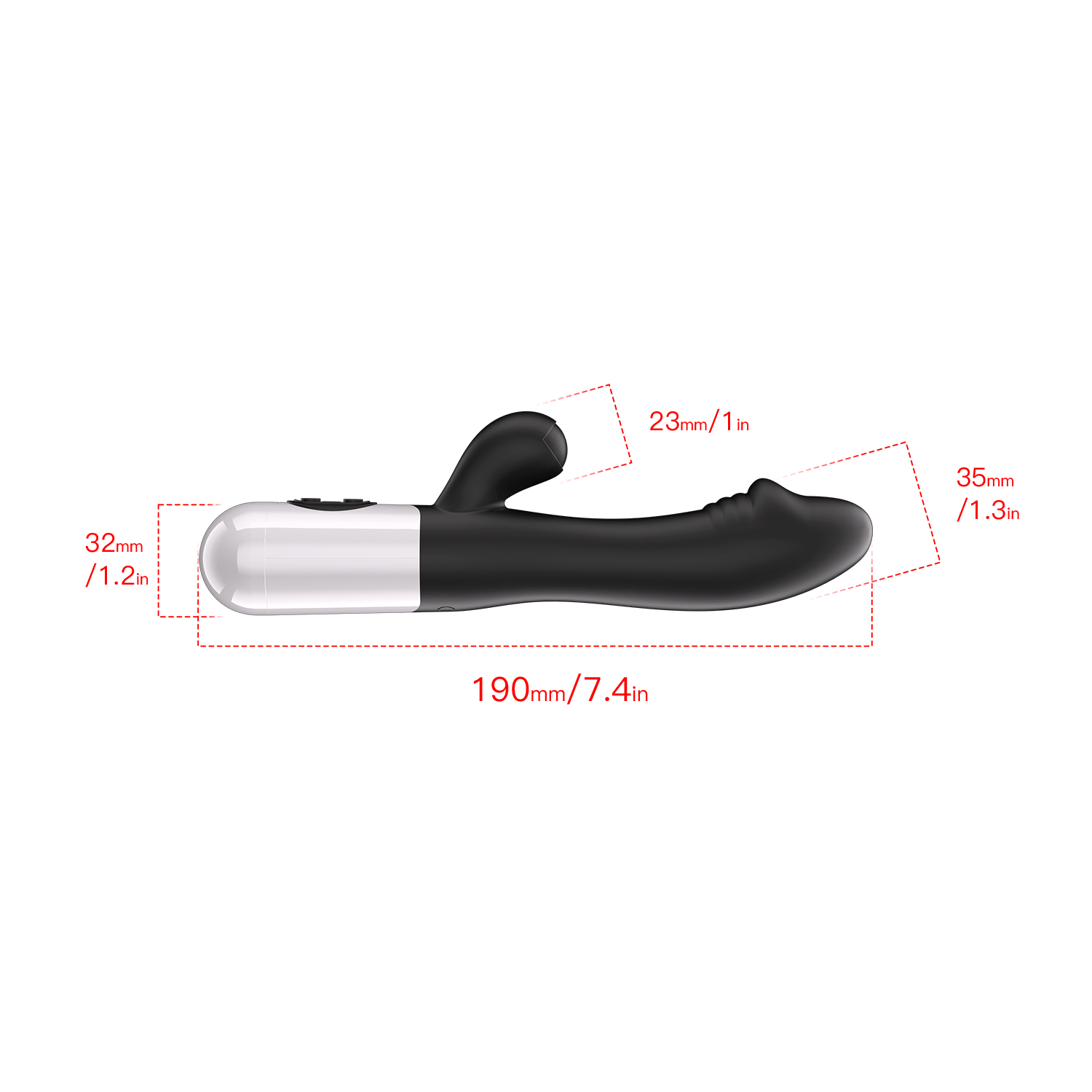 Premium Rabbit Vibrator for Women - Multi-Speed Dual Stimulation G-Spot Clitoris Massager - Waterproof USB Adult Sex Toys for Couples in India - Image 5