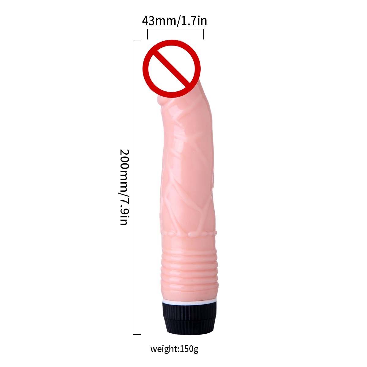 Premium Realistic Vibrating Dildo - Soft Liquid Silicone & ABS Sex Toy for Women - IPX7 Waterproof Adult Wellness Product in India - Discreet Packing - Image 8