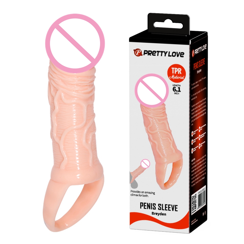 Premium Realistic Soft Silicone Penis Sleeve for Men - Reusable Penis Extender & Delay Sleeve - Best Adult Wellness Product India - Discreet Delivery India - Image 10
