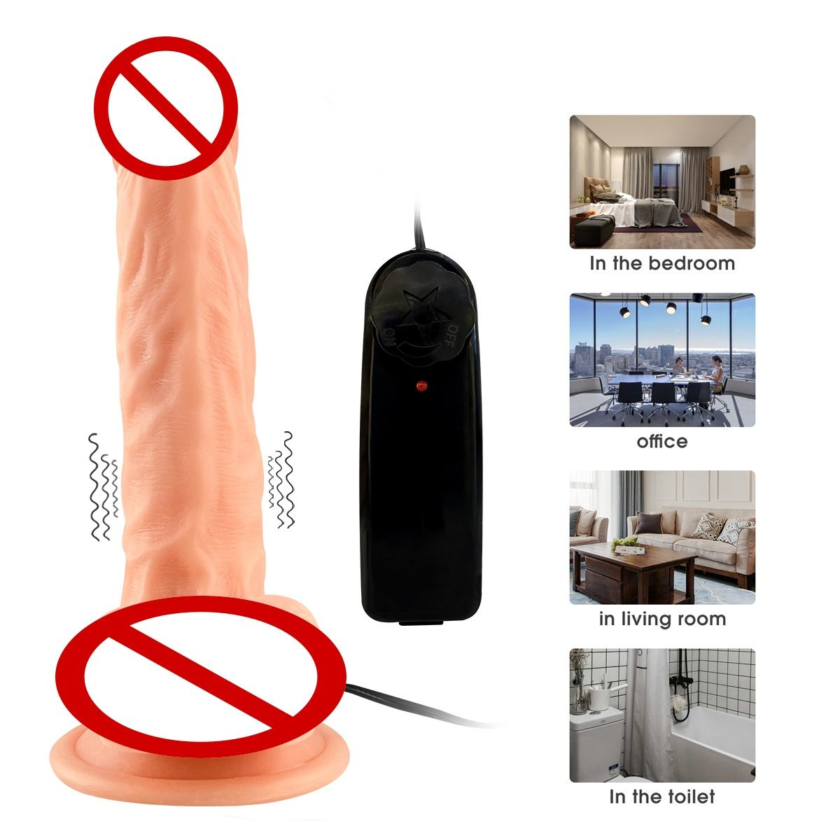 Premium Remote Control Vibrating Swing Dildo - Soft PVC Realistic Adult Sex Toy for Women - IPX7 Waterproof Variable Frequency Massager India - Discreet Delivery - Image 4