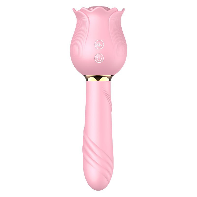 Premium Rose Shaped Sucking Vibrator for Women - 10 Frequency Clitoris Stimulator - Waterproof USB Rechargeable Adult Sex Toys for Couples in India - Image 7