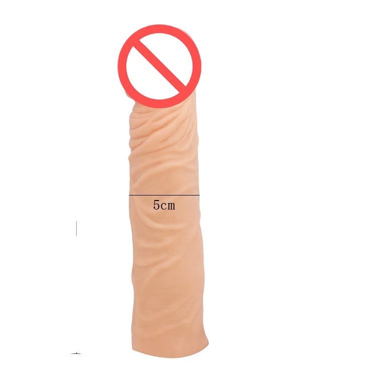 Premium Dragon Brand Reusable Realistic Penis Sleeve for Men - Soft Body-Safe Silicone Delay Extender - Best Adult Wellness Product India